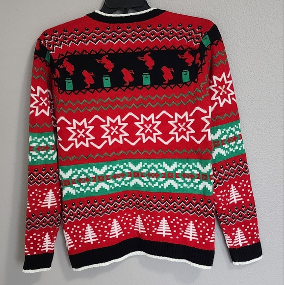 Blizzard Bay Men's Long Sleeve Ugly Christmas Sweater/ M - Picture 4 of 13